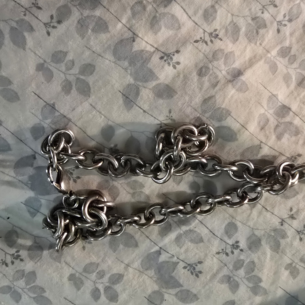 Tiffany & Co. Silver 16" Return To Tiffany Collection Vintage Toggle Necklace - Picture 3 of 16